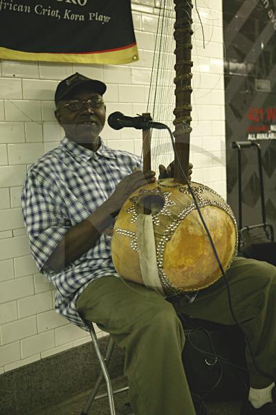 African Kora Player
