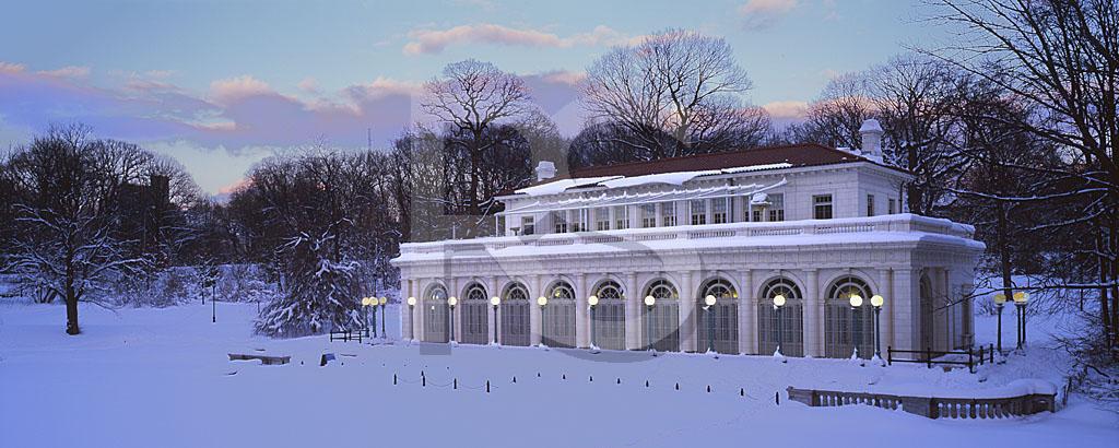 Audabon Center At The Boathouse Winter Panoramic, Prospect Park