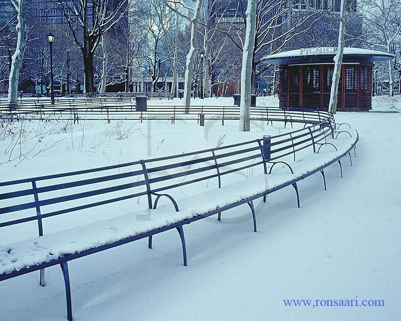 Battery Park In Winter