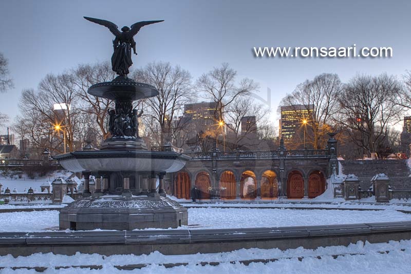 Bethesda Fountain in Winter, Central Park