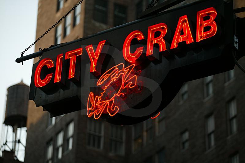 City Crab Sign