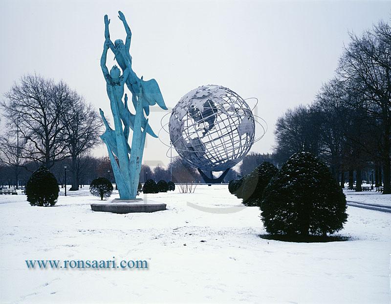 Flushing Meadows in Winter