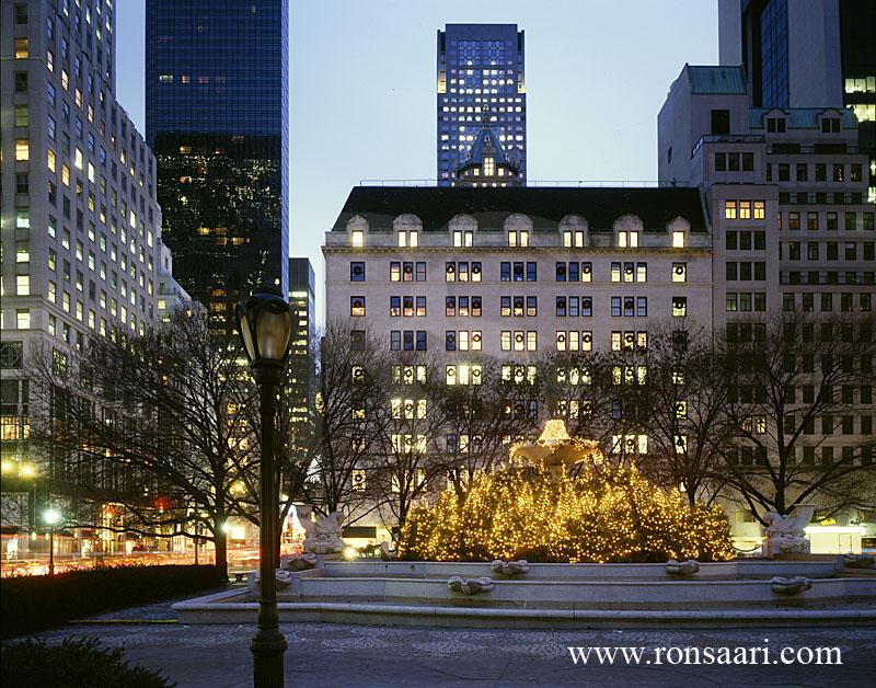 Pulitzer Fountain And Bergdorf Goodman Building