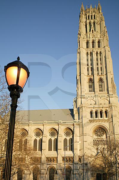 Riverside Church And Streetlamp 1