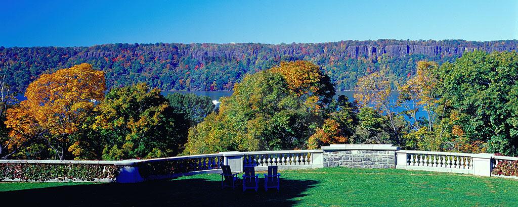 Autumn Hudson River Vista, Wave Hill
