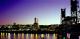 Portland Skyline And Steel Bridge Panoramic