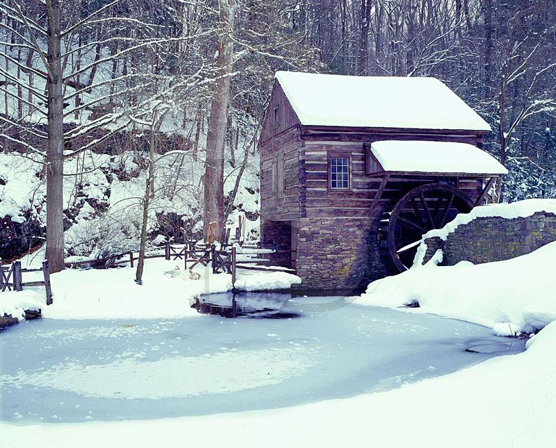 Bromley Mill In Winter, Cuttalossa Farm