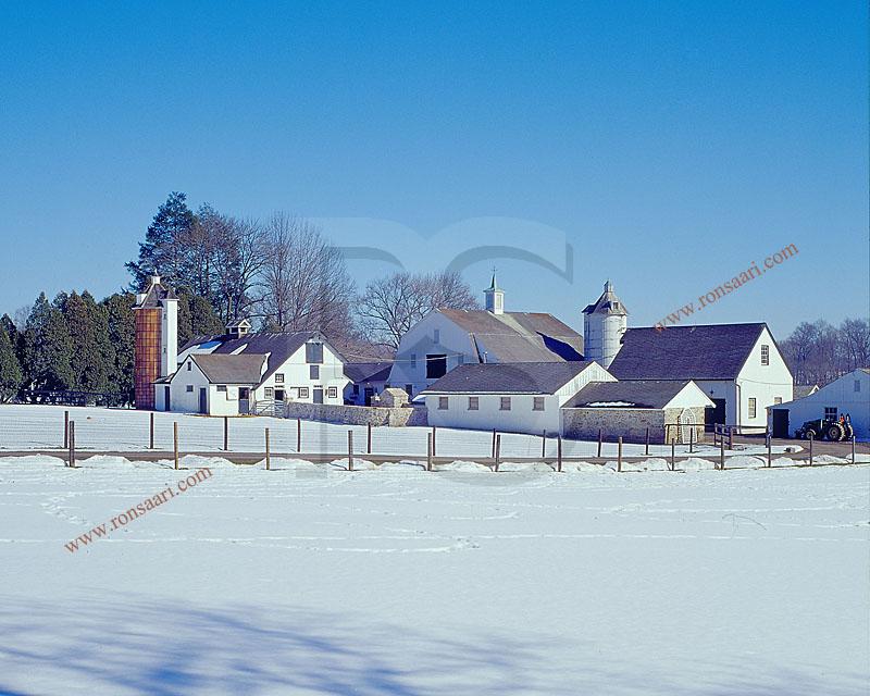 Buckingham Farm In Winter