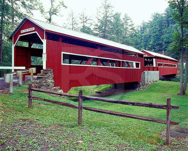 East Paden and West Paden Twin Covered Bridges 1