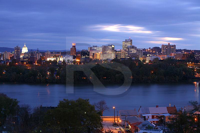 Harrisburg Skyline At Dawn 2