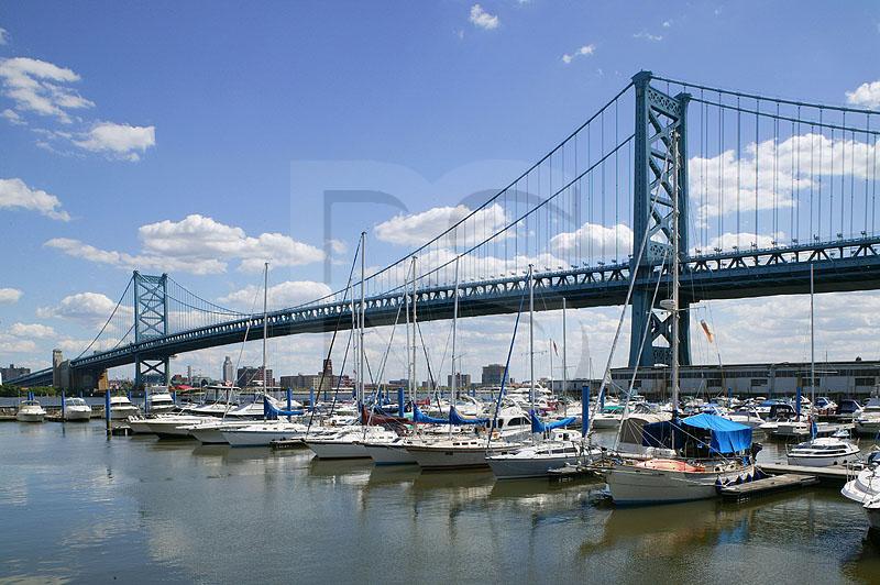 Ben Franklin Bridge, Daytime