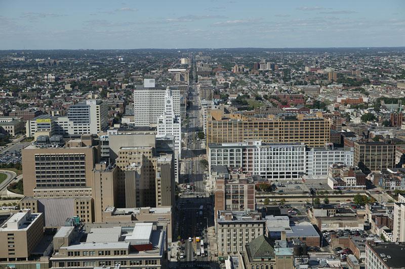 Broad Street North Aerial View