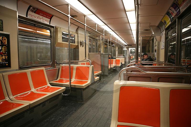 Broad Street Subway Car Interior