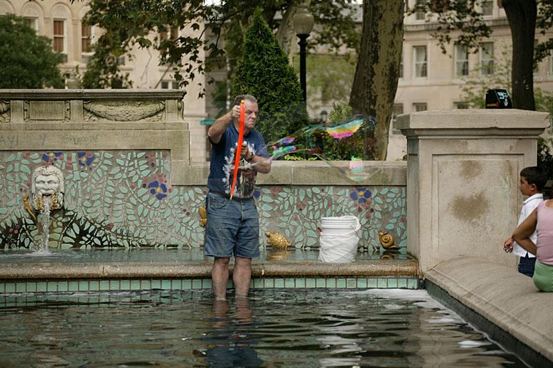 Bubble Guy At Rittenhouse Square