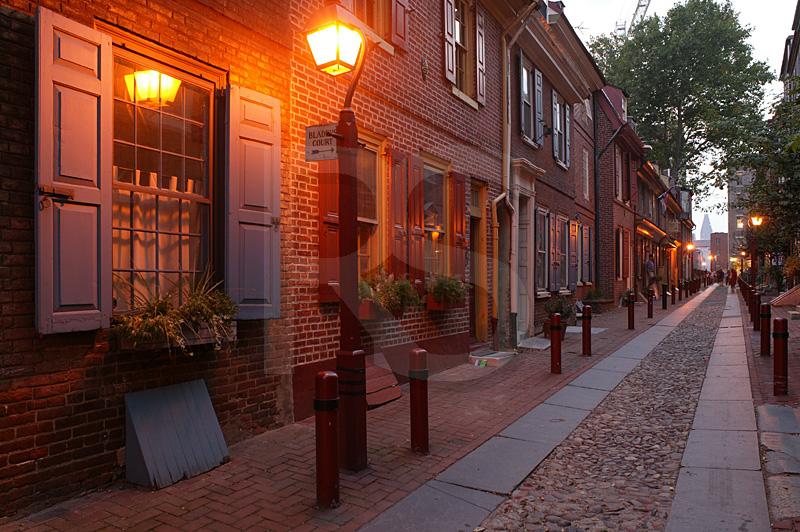 Elfreth's Alley At Twilight 2