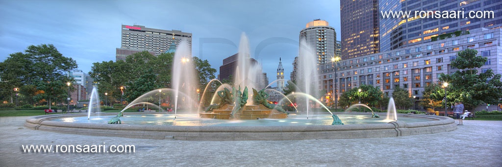 Swann Memorial Fountain Panoramic 2