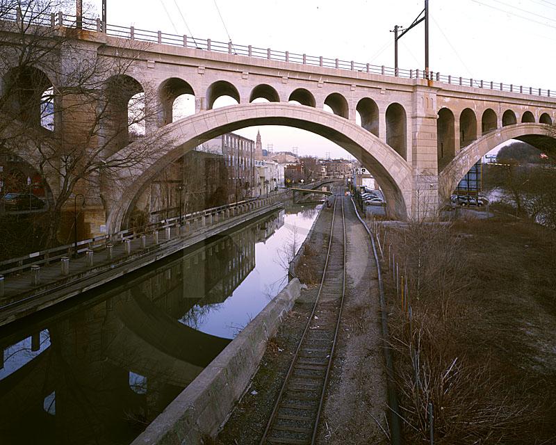 Manayunk Canal And Arch Viaduct