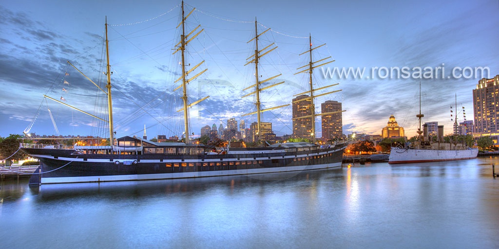 Moshulu and USS Olympia, Penn's Landing