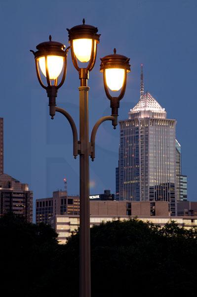 Streetlamp and Mellon Bank Center