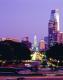 Benjamin Franklin Parkway and Philadelphia Skyline