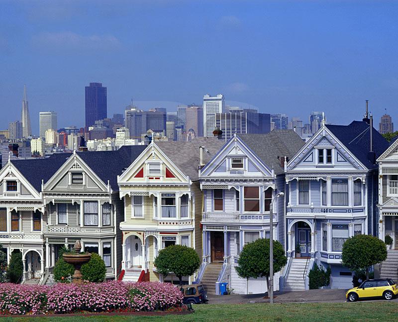 Painted Ladies At Alamo Square