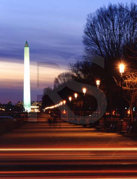 Washigton Monmument, at night