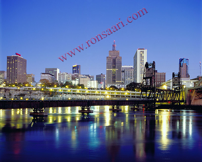 St. Paul Skyline At Dawn