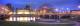 Des Moines Skyline At Dusk Panoramic 2